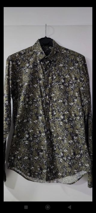 camisa estampado flores 