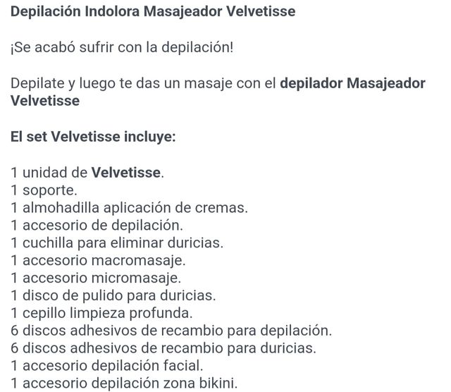 Depiladora y masajeador nuevo