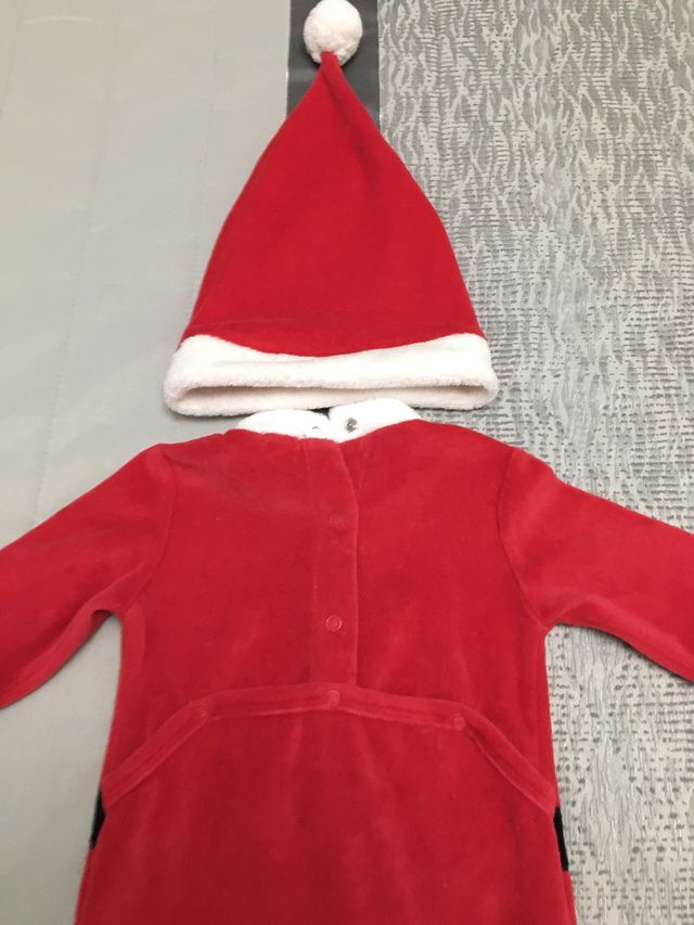 Pelele niño Papá Noel.Talla 3 meses.