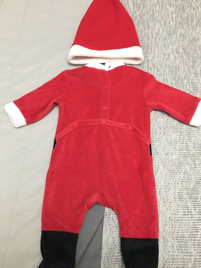 Pelele niño Papá Noel.Talla 3 meses.