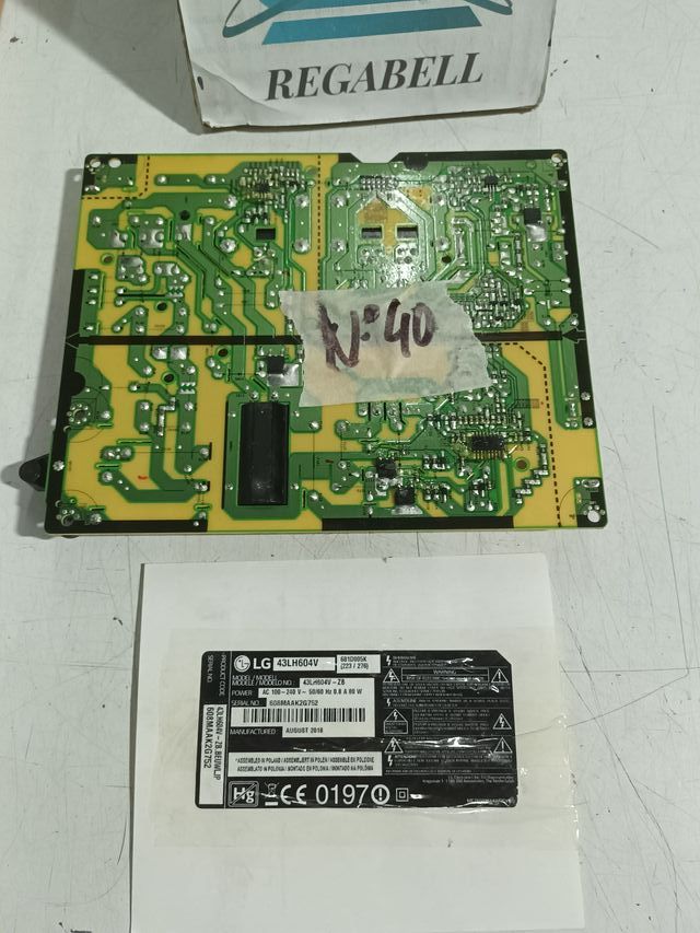 EAX66793101(1.6) de LG43LH604V, (ref-40)