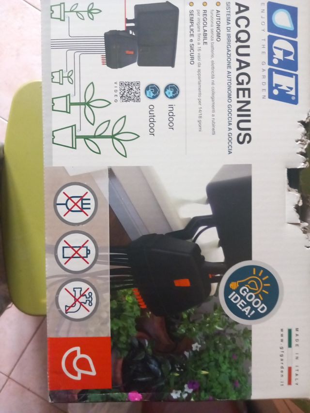 Sistema di irrigazione autonomo goccia a goccia