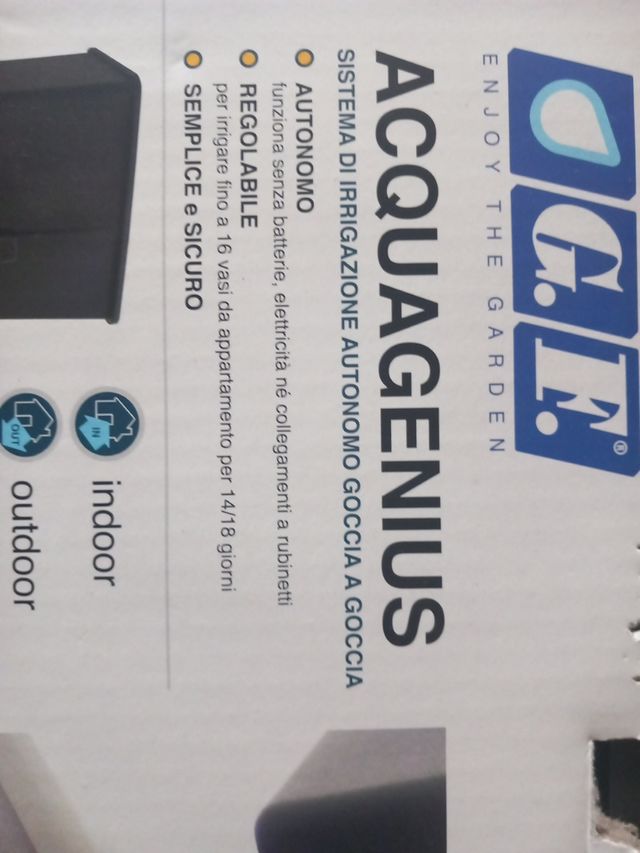 Sistema di irrigazione autonomo goccia a goccia