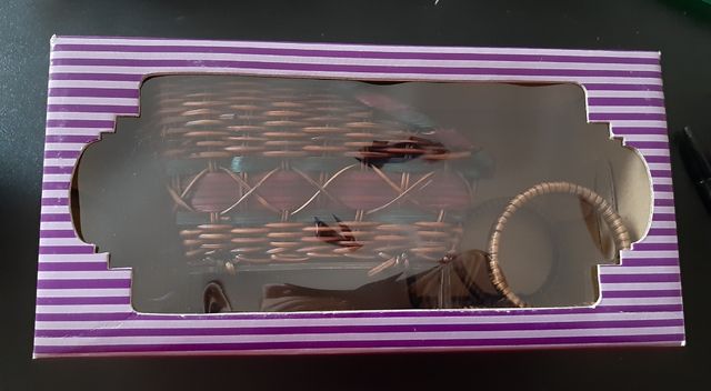 Cesta de mimbre. Nueva