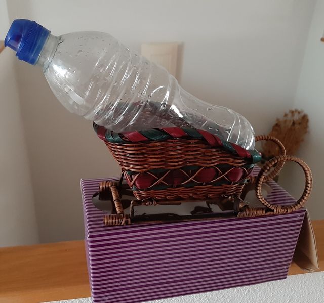 Cesta de mimbre. Nueva