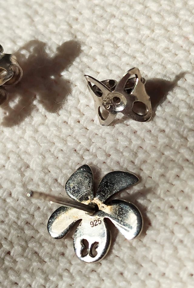 PENDIENTES TANYA MOSS en PLATA 