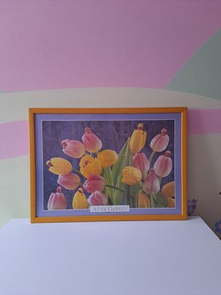 Puzzle con marco tulipanes Anne Geddes