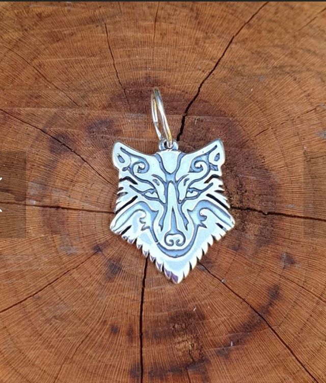 Ciondolo in argento Lobo