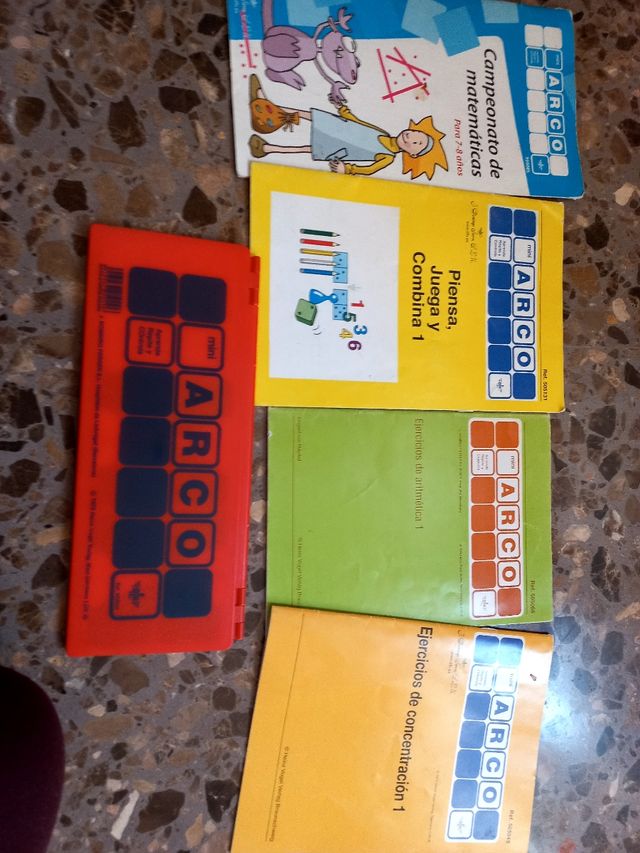 libros y juego de arco numero 1(metodo arco)