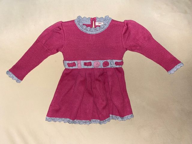 Vestido lana talla 1-2 años