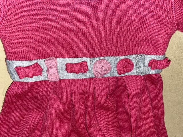 Vestido lana talla 1-2 años