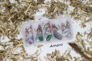 10 Amostras/Iscas Artificial/Spinner para Pesca