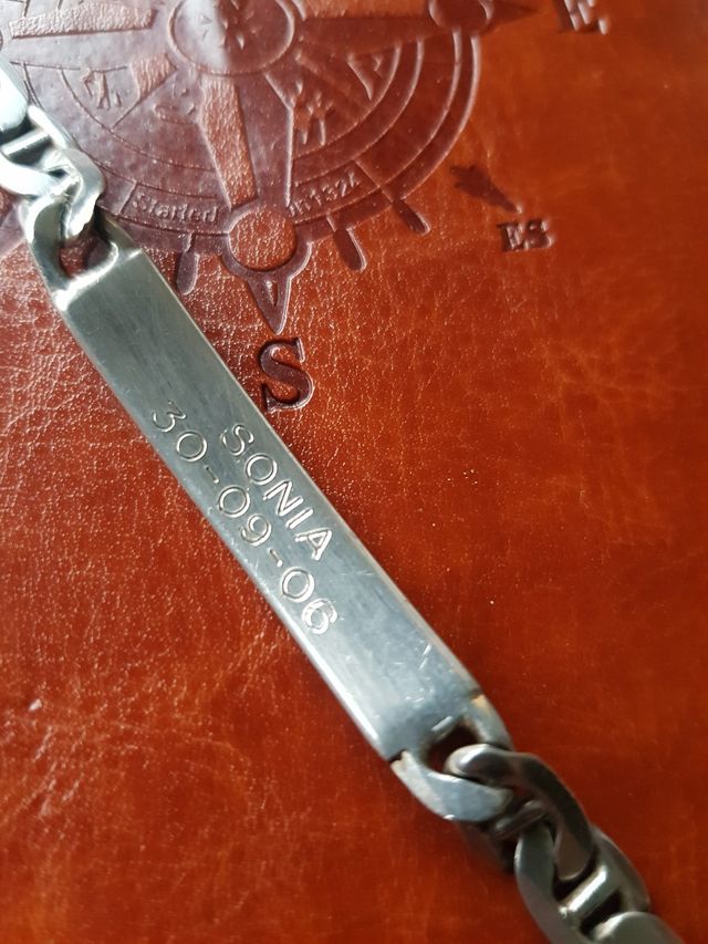 Pulsera de plata 925 maciza Adolfo