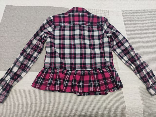 Camisa cuadros navideña - PRENATAL 6/7 AÑOS