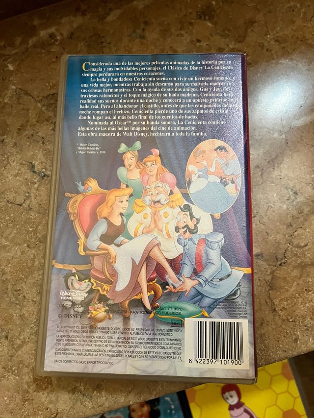 VHS Disney la cenicienta