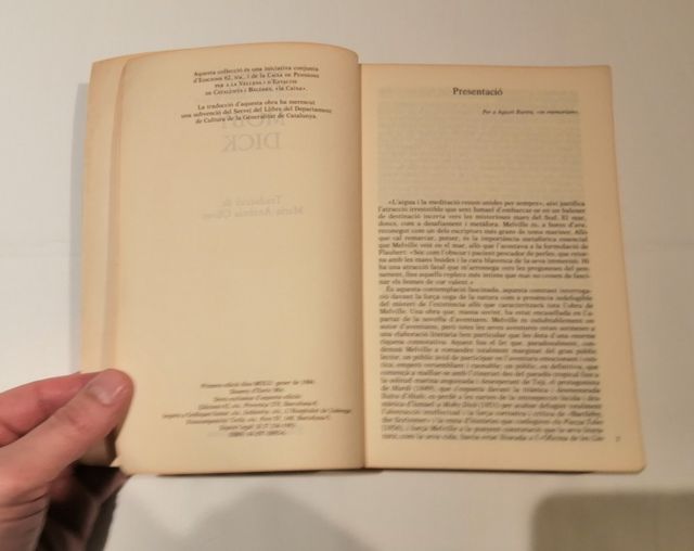 Moby Dick.          1a edicion 1984. 