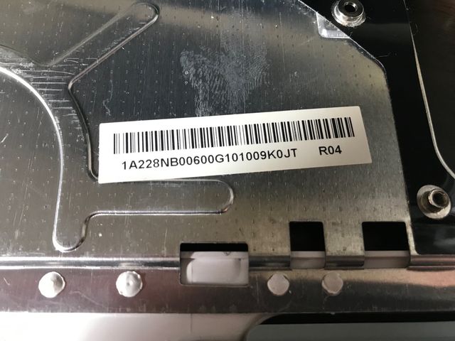 Topcover + Touchpad original HP G62 610569-001