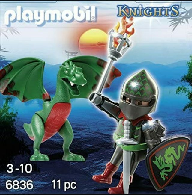 *Playmobil Caballero y Dragón (6836)