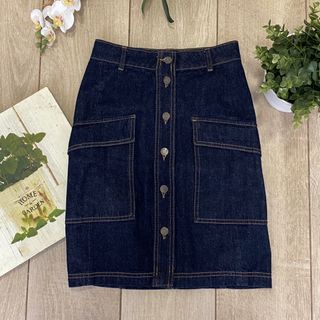 Talla S - Stradivarius Falda vaquera 