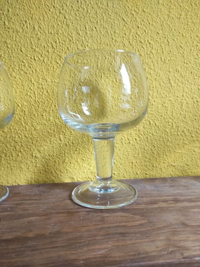 Juego 6 copas cristal