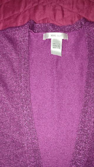 chaqueta fiesta morada