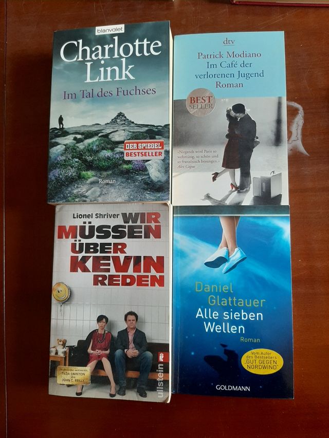 4 llibres en alemany. Deutsch buch