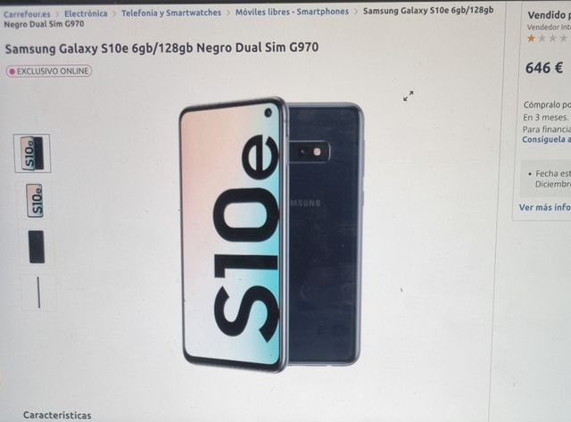 Samsung Galaxy S10e doppia SIM da 128 GB