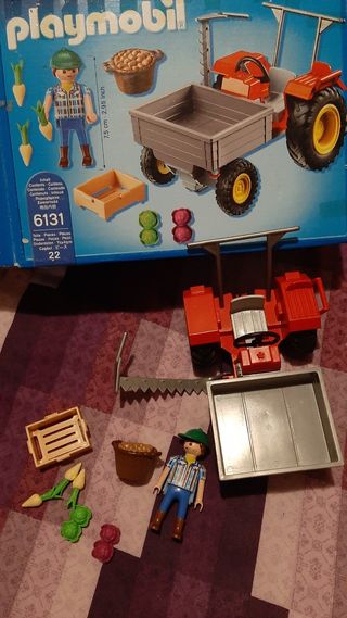 playmobil country tractor