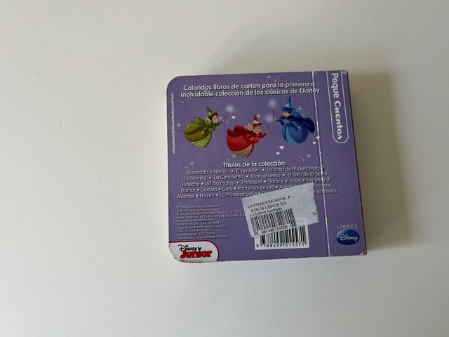 Mini libro Princesa Sofía de Disney