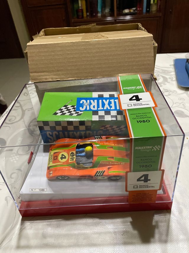Alpine 2000 vintage Scalextric, nuevo 