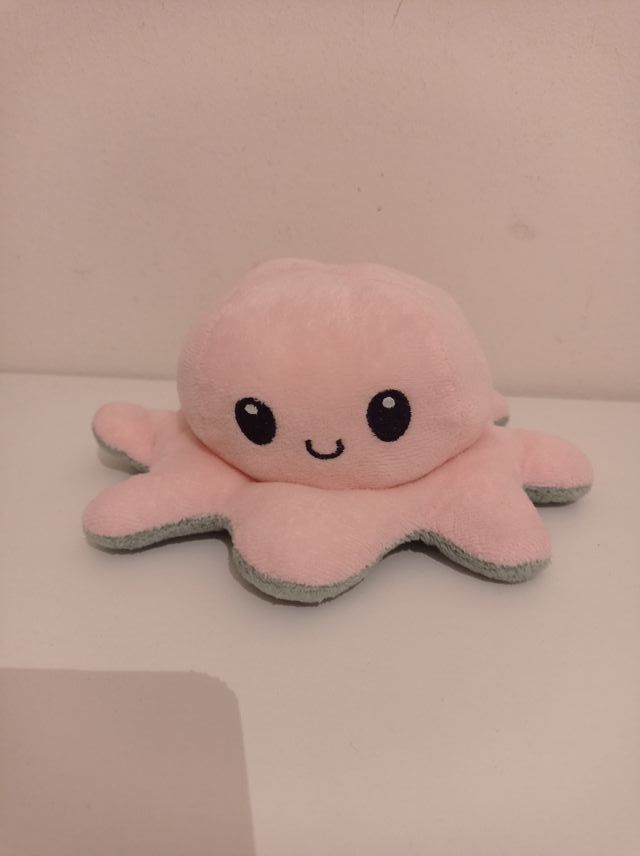Mini Pulpo Pulpo Reversible Brilloso Juguete Pulpo Reversible Con