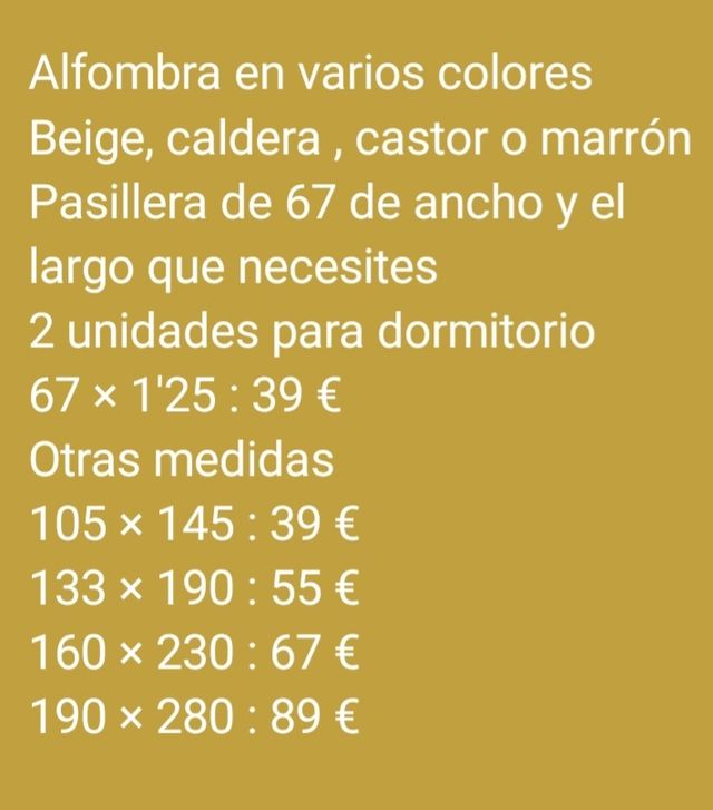 ALFOMBRA MODELO CLÁSICO 