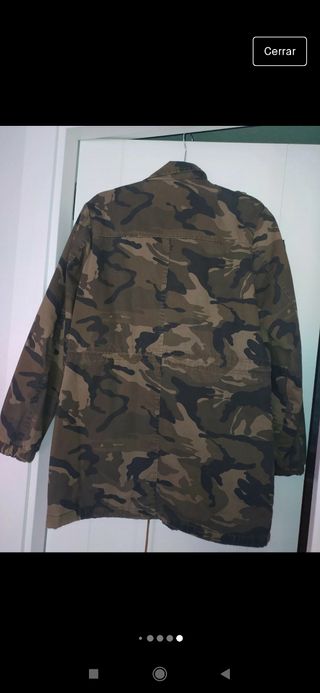 Cazadora Stradivarius militar talla M, usada un pa