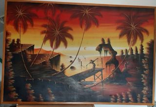 Cuadro grande original de República Dominicana