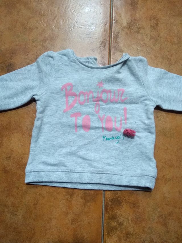 Sudadera niña 3-6 meses