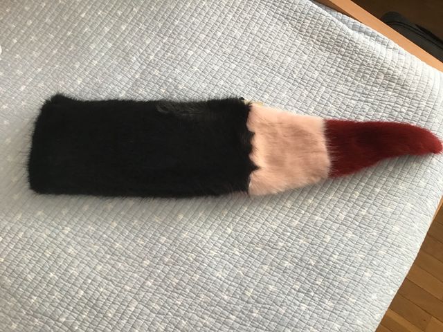 Estola de pelo sintético mujer