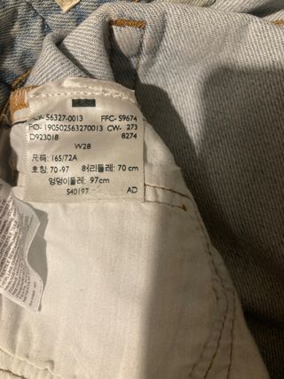 Levis 501 shorts