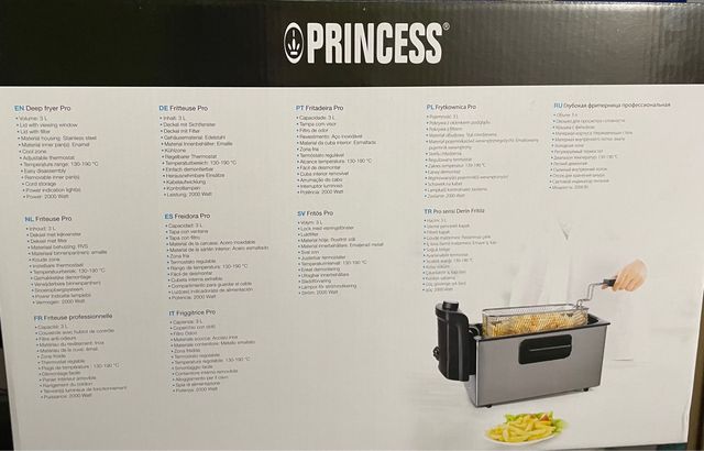 Freidora Princess Deep Fryer Pro A ESTRENAR