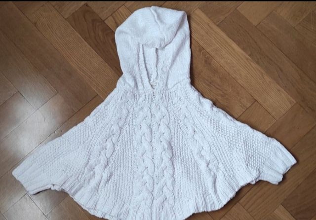 Jersey poncho niña. Talla 18-24 meses.