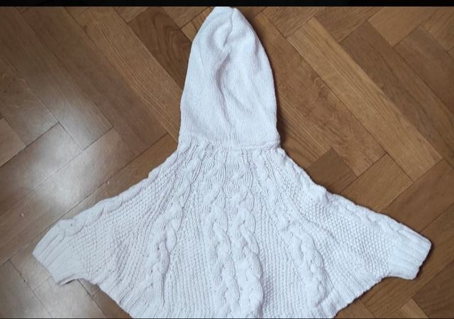 Jersey poncho niña. Talla 18-24 meses.