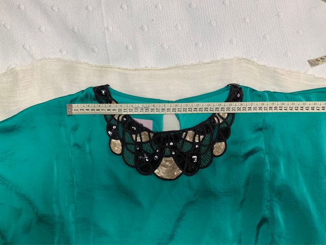 Vestido verde de fiesta