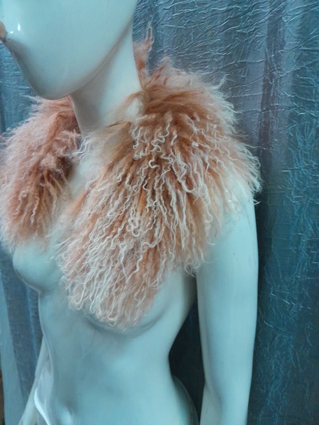 pelliccia di mongolia  cm 49 x cm 9