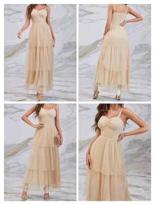 ★Bonito Vestido Dorado Eventos.