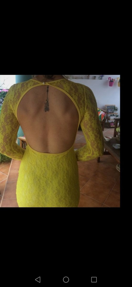 vestido encaje