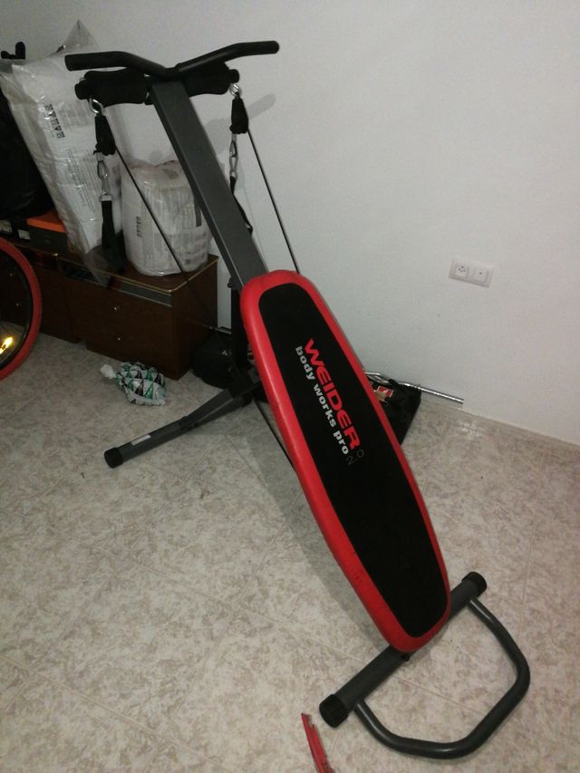 Banco de Musculación Weider body works pro 2.0 de segunda mano por 120 EUR en Murcia en WALLAPOP