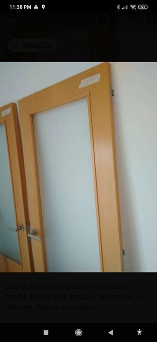 Puertas correderas sin mecanizar