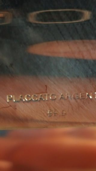 6 portatovaglioli placcati argento 