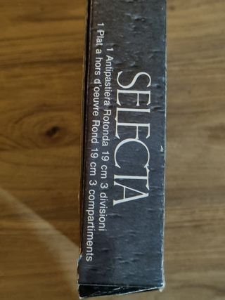 Antipastiera rotonda 19 cm 3 divisioni