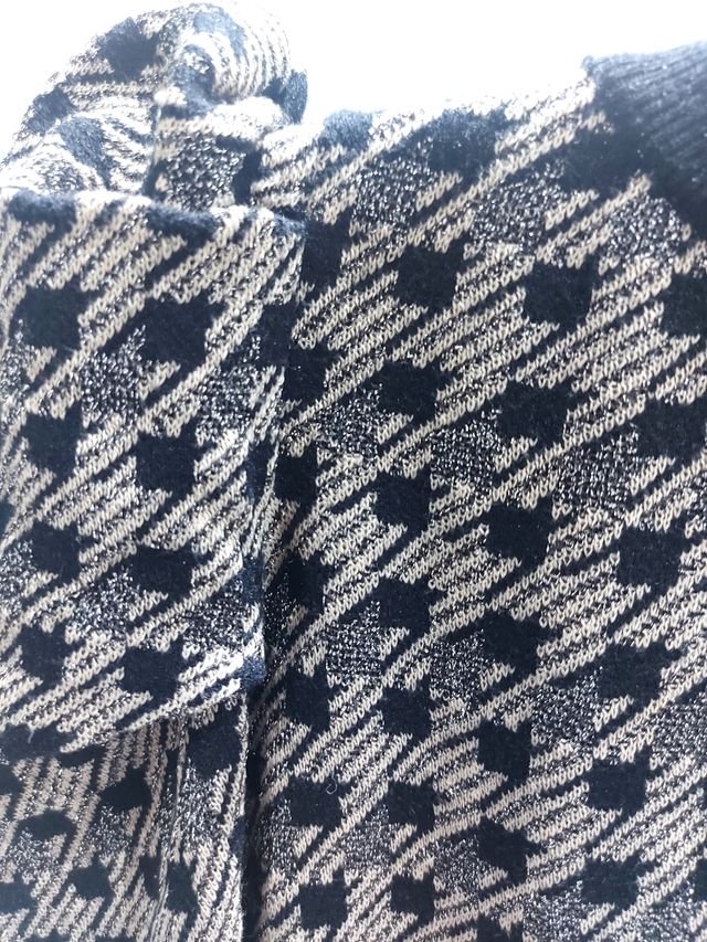 Jersey jacquard y brillo 