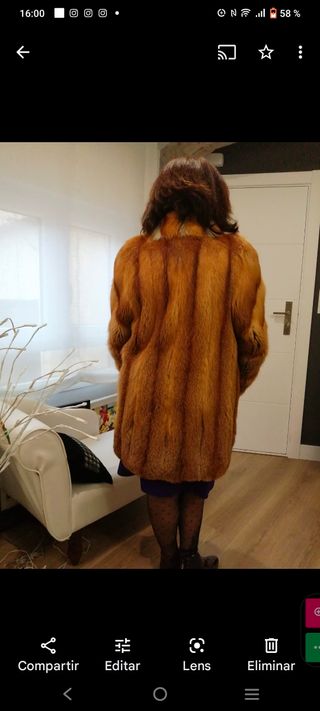 Chaqueton Piel Zorro Canadiense 